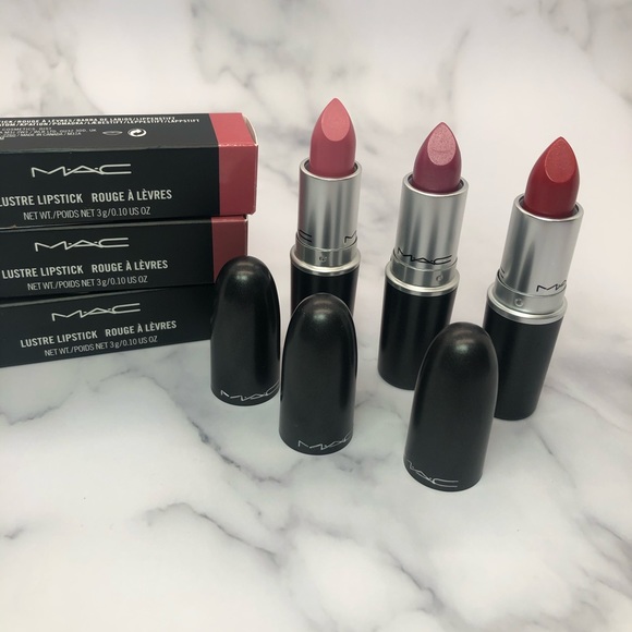 MAC Cosmetics Other - Mac lustre lipstick bundle 502/511/523